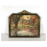 Early print in embellished frame, only minor age