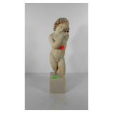 Eros Sleeping standing sculpture, 19.5" h, has