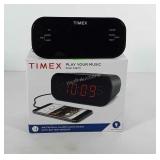 Timex AM/FM dual alarm clock with battery back