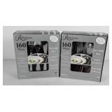 Two boxes of Reflections disposable flatware, one