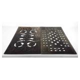 Two Floor/door mats, both show wear, see pictures