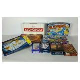 Games, includes Monopoly, Life, Words with