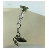 Sterling silver bracelet with 2 bell telephone