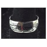 Size 10 stainless steel ring