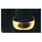 Size 11 band gold tone stainless steel