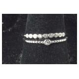 Size 8 Sterling silver CZ ring