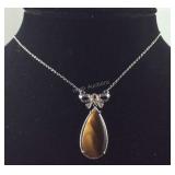 South African tigers eye and Brazilian citrine