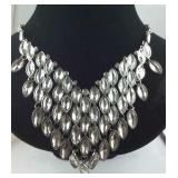 Simulated white quartz and Austrian crystal