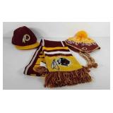 Redskins hats and scarf
