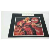 Advertising sign, dated 1991, metal,