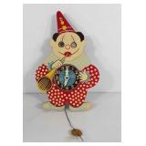 Clown clock made in Germany, condition as shown,