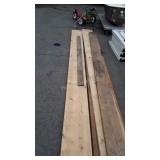 Lumber, pine boards, two 2x12". One 2x8x10.5ft