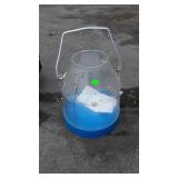 Measured Canister, plastic made, lab or farm type