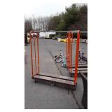 Warehouse Cart, "U" Handle type, 5ft longx18"