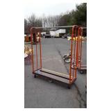 Warehouse Cart, "U" Handle type, 5ft longx18"