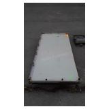 Metal Warehouse Platform Cart, 32x66", one end