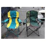 Two Folding Camping Chairs