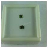 Lot of 2 Demantoid Garnets .5 TCW
