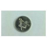 1 gram fine Silver Masonic Trading Unit