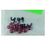 Lot of Round Rubies 4.49 TCW