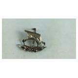 Sterling Silver Boat Pendant
