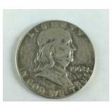 1962D Franklin silver Half Dollar