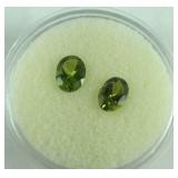 Lot of 2 Oval Peridot 2.29 TCW