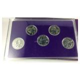 2002 Commemorative Quarters Platinum Set