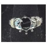 Sterling Silver CZ Ring Mounting Size 9