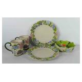 Temptations dinnerware, includes two plates,