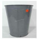 Metal ash bucket or trash can. Stands 14 inches