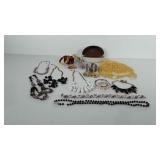 Costume jewelry, includes necklaces, bracelets,