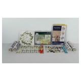 Floral home decor, includes wall paper cut outs,