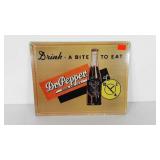 Advertising,  Dr. Pepper metal sign, 15x12, minor