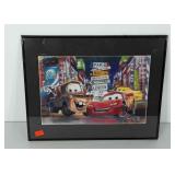 Framed and matted Disney