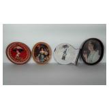 3 metal Coca-Cola advertising trays plus a 2