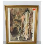 Framed print of Luray Caverns, Virginia by Paul