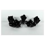 Art glass bowls/vases, all are artist