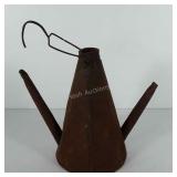 Railroad torch lantern, 13" h