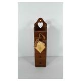 Wooden trinket shelf, 15.5"