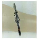 Sterling silver buckle bracelet