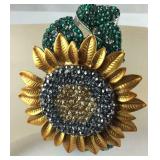 Floral design bracelet some stones are missing