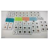 Penny lot, Lincoln pennies, wheat pennies,