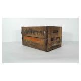 Edelbrew Brewery beer crate. Graphics are