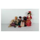 Dolls, includes shirley temple doll (missing one