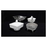 Glassware, includes Westmoreland milk glass