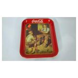 Advertising tray, dated 1987, Coca Cola, 11" x