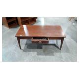 Coffee Table 42x21x17" high, has drawer,