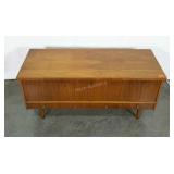 Blanket chest, cedar, a few marks as shown, 17 x