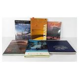 Coffee table books, topics includes The Sahara,